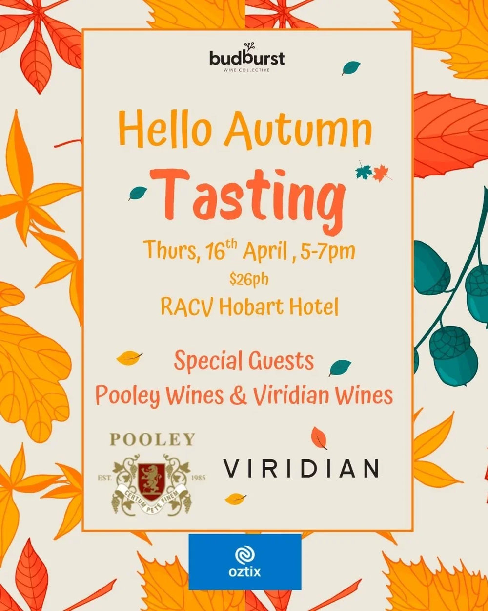Hello Autumn Tasting